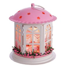 라이프스푼 DIY 미니어쳐볼, 48 핑크오두막집, 1개