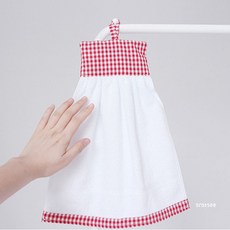 오로시 핸드고리타월, 체크, 1개