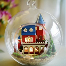 라이프스푼 DIY 미니어쳐볼, 9 계단이 있는 예쁜건물, 1개