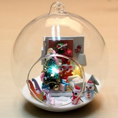 라이프스푼 DIY 미니어쳐볼, 20 눈사람과 눈썰매, 1개