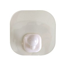 엘머스 스퀘어 다용도걸이, 투명, 1개