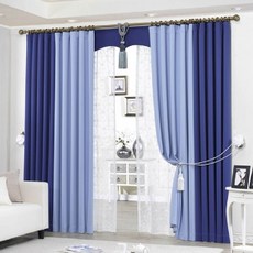 리빙존 풀달솔리드 암막커튼