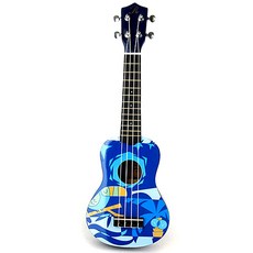 CHUNG ANG Rivera 烏克麗麗 UK21 藍色花紋, 高音, 1個