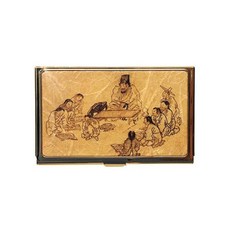 galleryunsu 韓紙風俗畫名片盒 Seodang, 1個