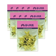 유니아트 체인 비즈줄8059 80cm, 금색, 10개, 1개