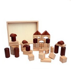 키움하우스 브라운 우드 블록, 1개