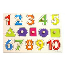 에스엠토이 숫자도형 손잡이 퍼즐, 1개