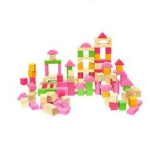 Kiumhouse 木製堆疊積木 粉紅色, 3歲或以上, 3歲以上, 1個