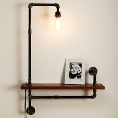 水管置物架 SB-014, 天然木材