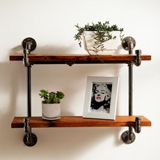 水管置物架 SB-009, 核桃復古