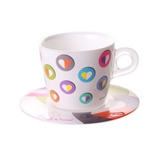 오마다 티잔 2P 1set, 하트 칼라, 1개