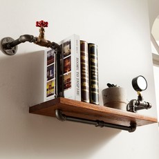 水管置物架 SB-010, 核桃復古