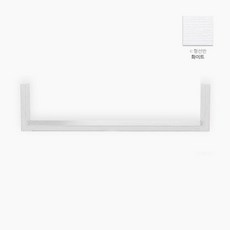 라이프스푼 원목diy_5_ㄷ형선반, 화이트