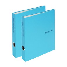 드림산업 트레비엥 합지 바인더 D링, 하늘, 2개