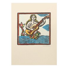 4만마켓 바르셀로나 Krappa, 목판화 노래하는 인어