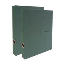 드림산업 쎄비엥 바인더 D링 3공, 초록색, 2개