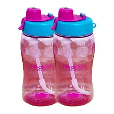 네오클레인 네오루프빨대물병, 핑크, 350ml, 2개