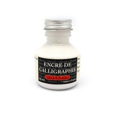 HERBIN 蘸水筆用墨水 50ml, 白色, 1瓶
