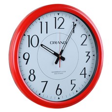 방수벽시계59-7, 레드