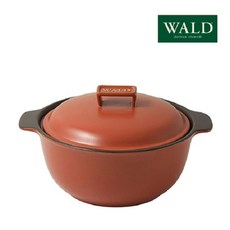 WALD 雙耳陶瓷砂鍋, 紅色