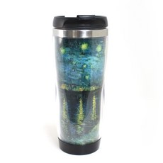 모노 디자인텀블러, 고흐 야를의 별이 빛나는 밤, 380ml, 1개