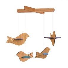 쁘띠꼴라쥬] 디럭스대나무모빌, Blue Bird, 1개