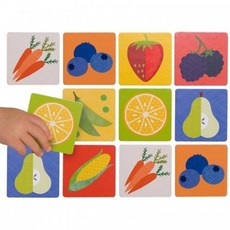 쁘띠꼴라쥬] 메모리게임, Fruits + Veggies, 1개