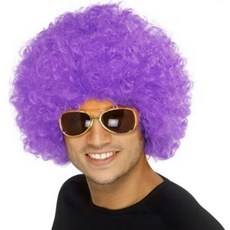 이모쿠비 점보파마가발, 퍼플, 1개