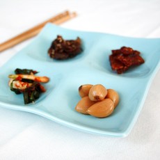 DOHO 4格餐盤, 藍色, 1入