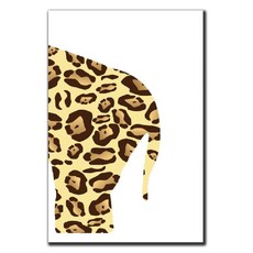 파랑디자인 액자, 호피코끼리3