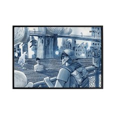 올뉴프레임 아트 프린트 푸른밤, 알루미늄