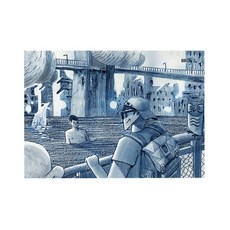 올뉴프레임 아트 프린트 푸른밤, 캔버스