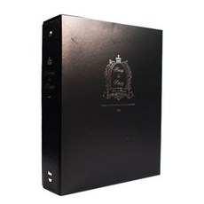 ibis 韓國 37000 黑紙黏貼式環裝相簿 SP, 黑色, 32張