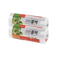 비카 식품용 크린업소용 미니롤백 500매, 2개