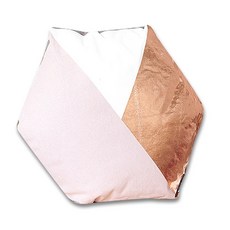 모던하우스 글램앤홈 헥사곤 형태 쿠션 (솜포함), 골드