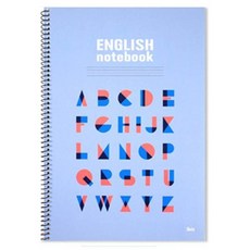1000 슬림영어노트B, 색상랜덤, 7개