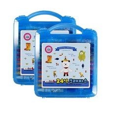 5500 24색크레파스(FR), 2개, 색상랜덤, 24색