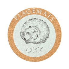 北歐動物杯墊, type1, 1個