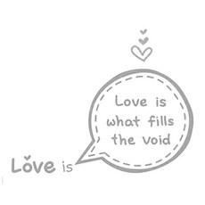 LU-S20) 레터링-사랑이란, 그레이