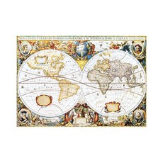 學習&室內裝潢世界地圖 設計6號 - 絲綢壁紙背面附膠