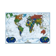 학습&인테리어 세계지도 디자인2번 - 데코시트 2장