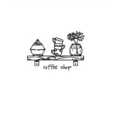 淋浴窗咖啡架, 咖啡架