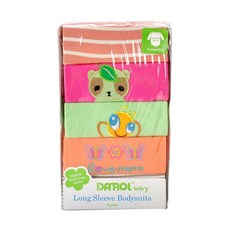 JOYMULTI 新生兒長袖連身衣 5件組