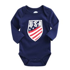USA 긴팔 바디수트:B
