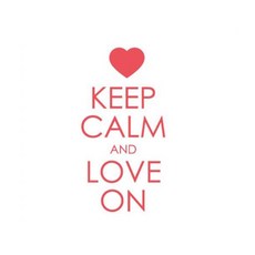 彩色霧面紙keep love - 白色