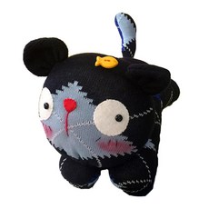 양말인형 만들기DIY 검은고양이 네로, 검은고양이 네로하늘, 1개