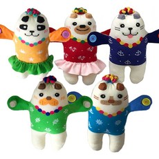 양말인형 만들기DIY 단추끼우기 프렌드인형, 1개