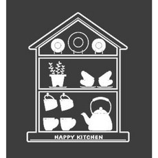 SP-G762) 房屋層架, 白色