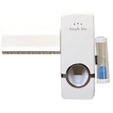 hi well 電動牙膏擠壓器 TM-2000+牙刷架+沙漏, 白色的, 1套