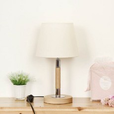 Eriya原木檯燈, 白色